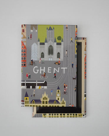Tin plate magnet - Korenmarkt
