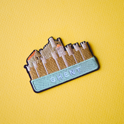 Embroidery patch sticker - Gravensteen