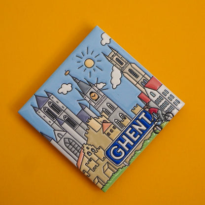 Ceramic magnet - Icons of Ghent