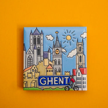 Ceramic magnet - Icons of Ghent