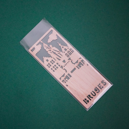 Wooden bookmark – The Markt