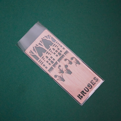 Wooden bookmark - Beguinage of Bruges