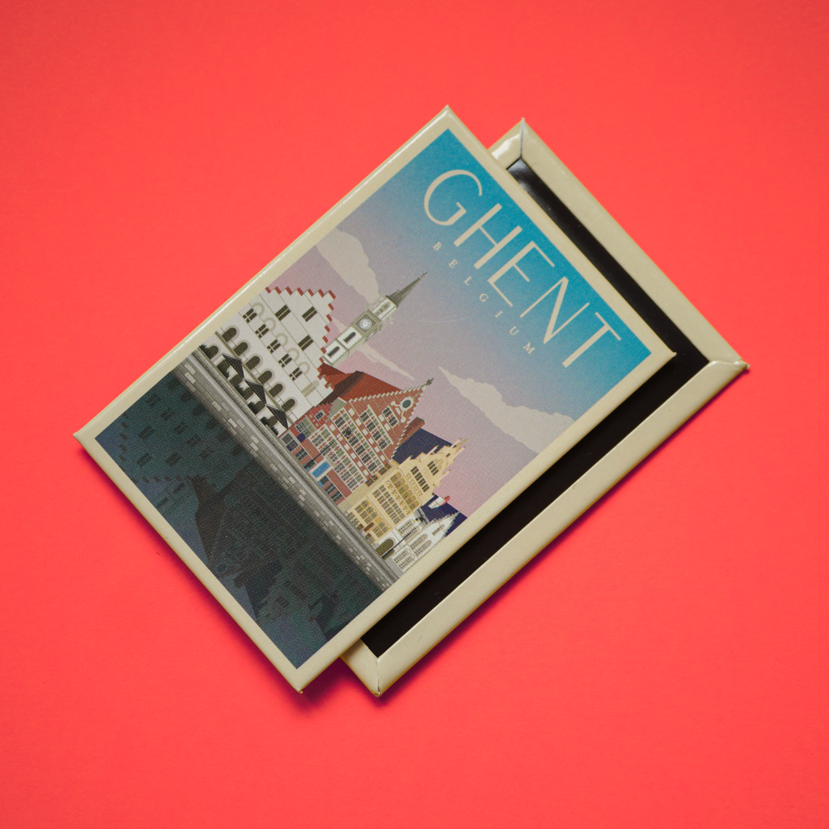 Tin plate magnet - Graslei