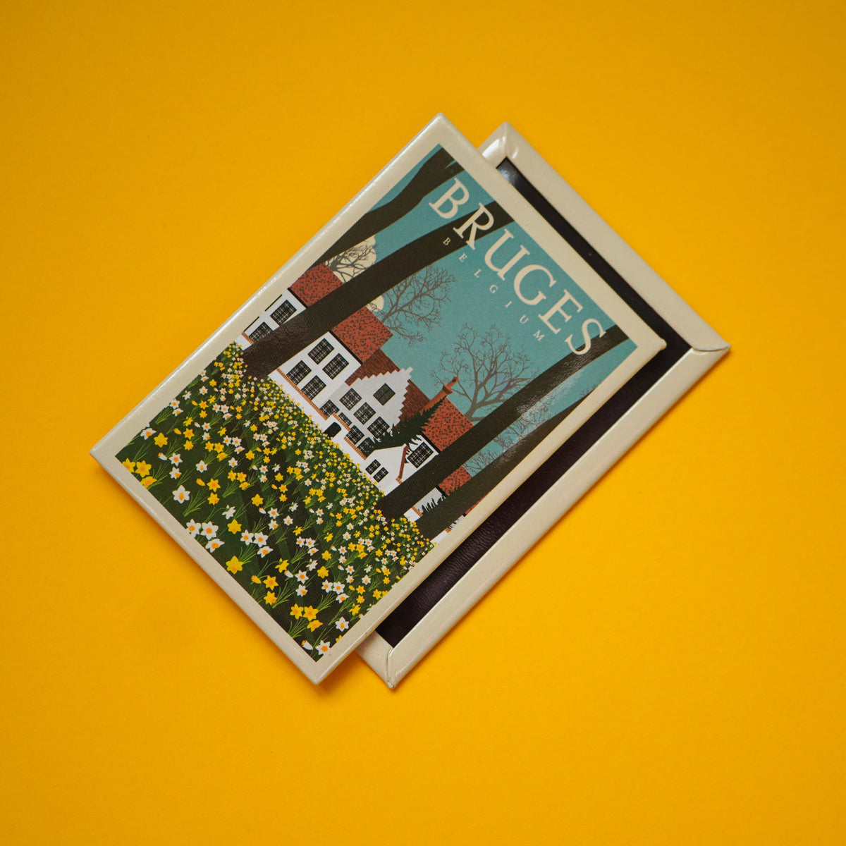 Tin plate magnet - Béguinage de Bruges