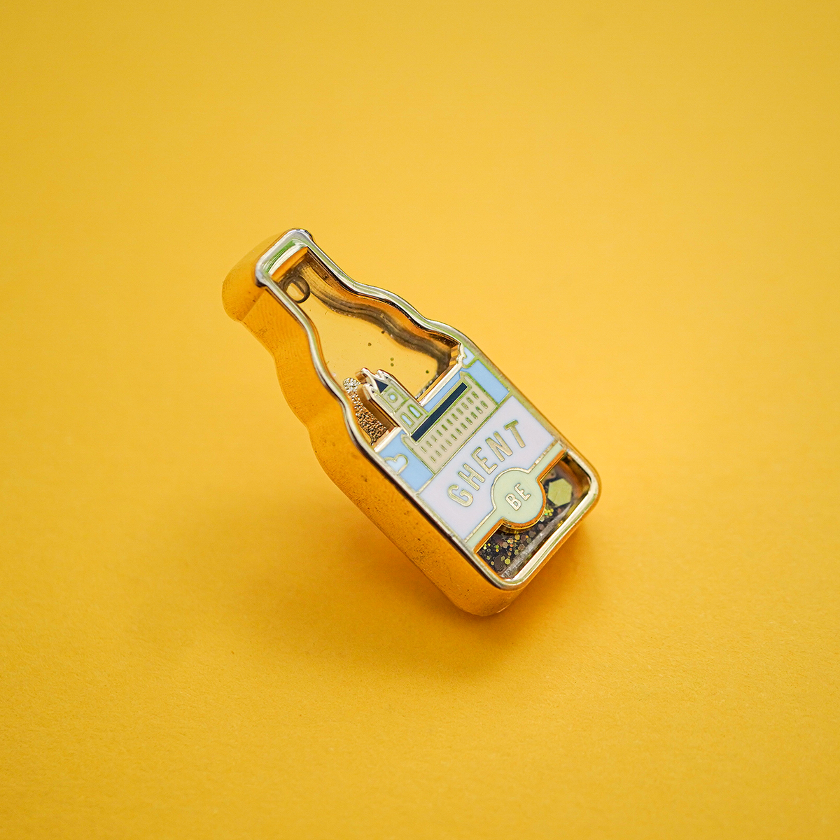 Hard Enamel Ghent Beer Pin