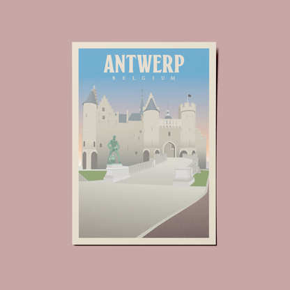 A6 Postcard – Antwerp – Het Steen