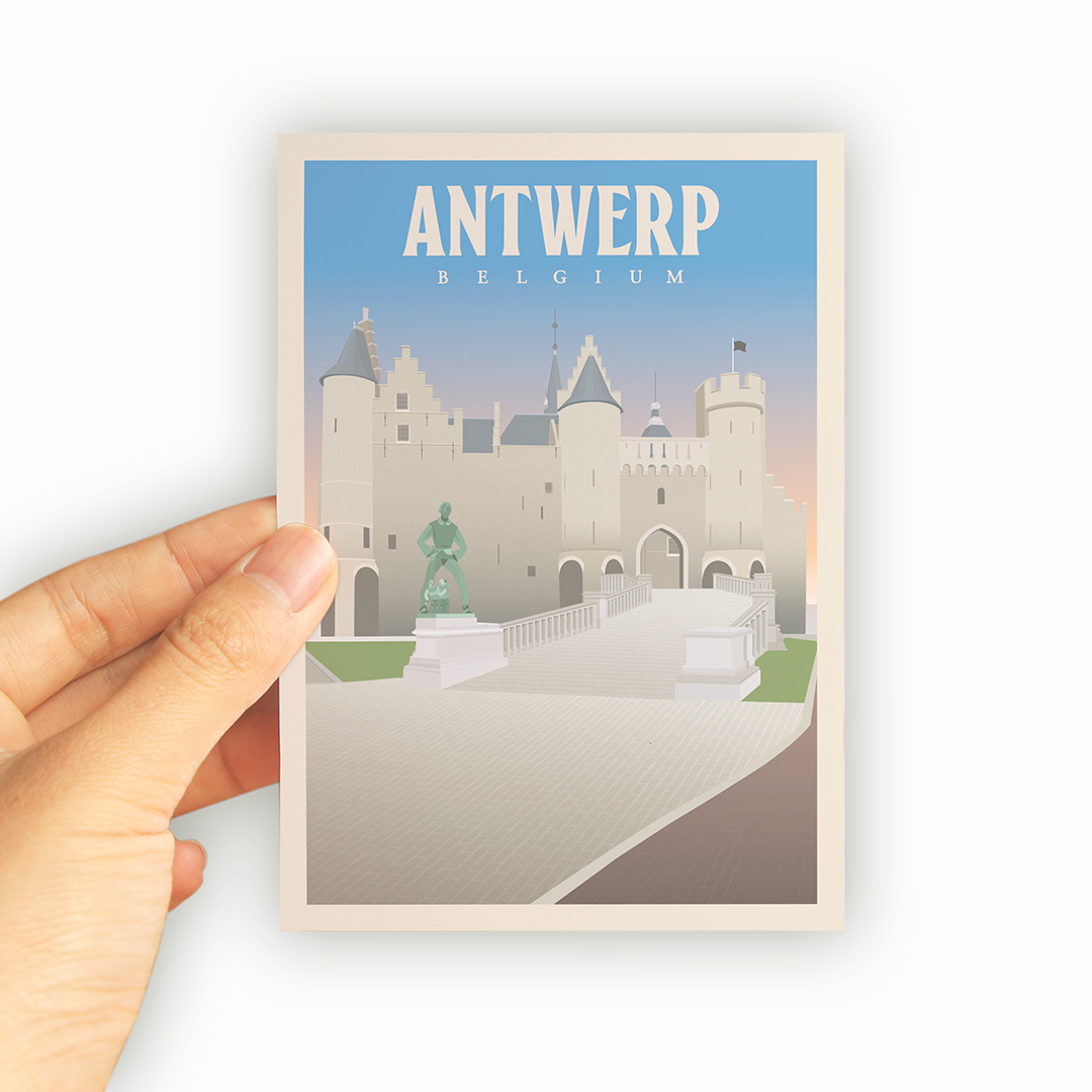 A6 Postcard – Antwerp – Het Steen