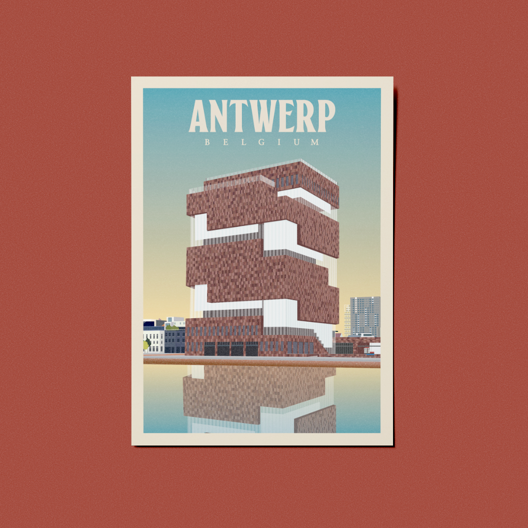 A6 Postcard – Antwerp – Museum aan de Stroom