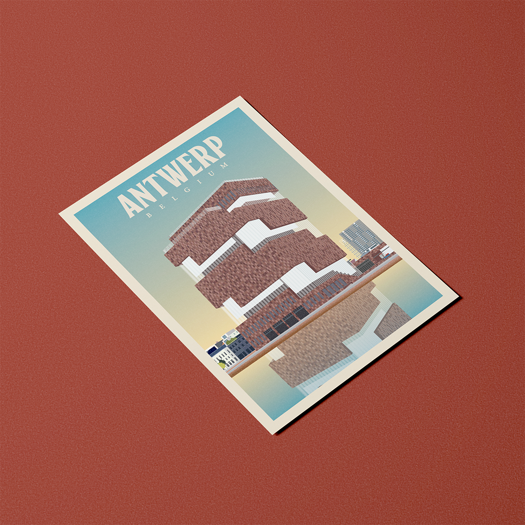 A6 Postcard – Antwerp – Museum aan de Stroom