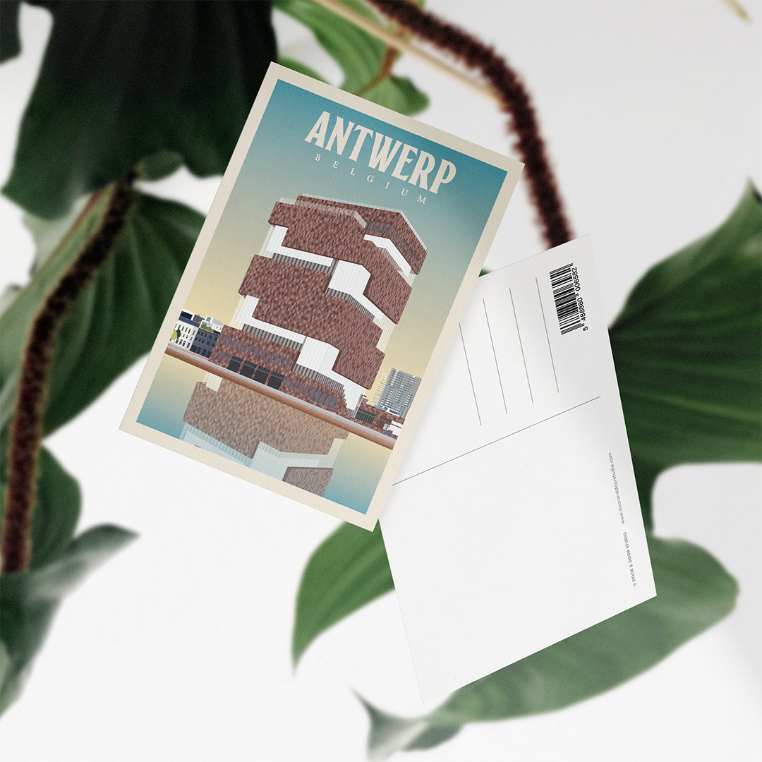 A6 Postcard – Antwerp – Museum aan de Stroom