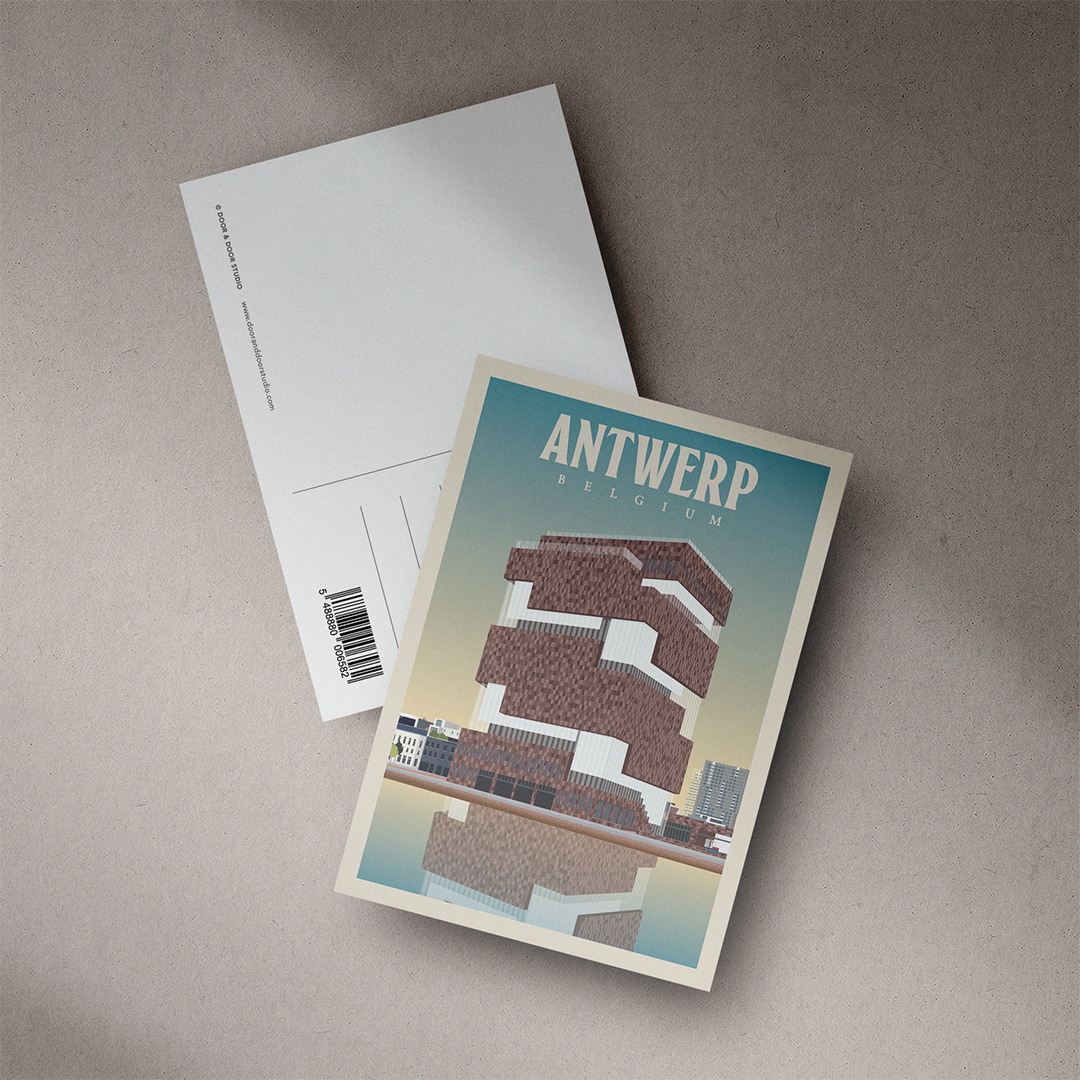 A6 Postcard – Antwerp – Museum aan de Stroom