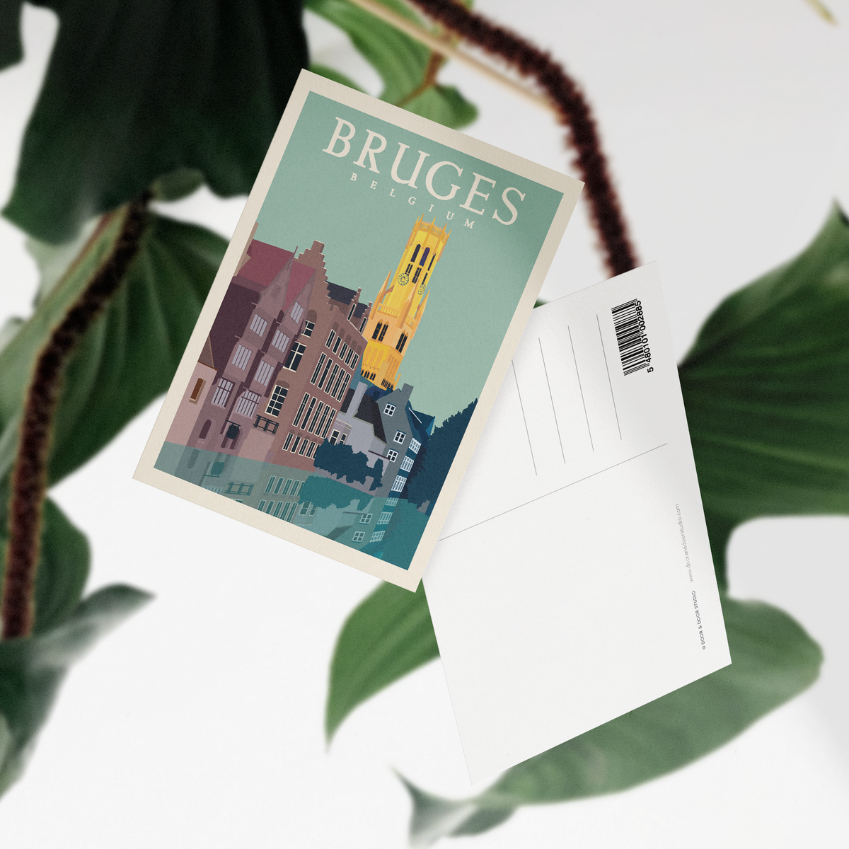 A6 Postcard – Bruges – Rozenhoedkaai