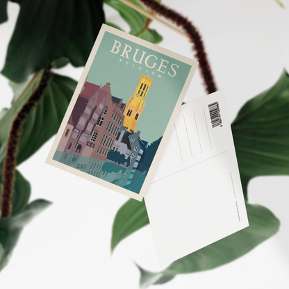 A6 Postcard – Bruges – Rozenhoedkaai