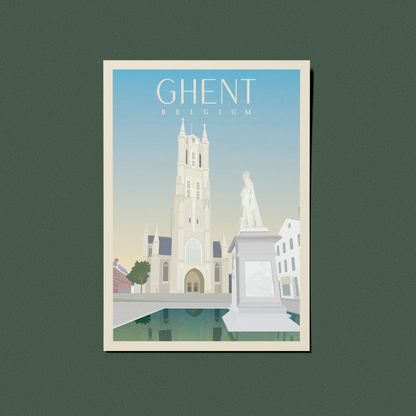 A6 Postcard – Ghent – Saint Bavo’s Cathedral