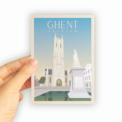 A6 Postcard – Ghent – Saint Bavo’s Cathedral
