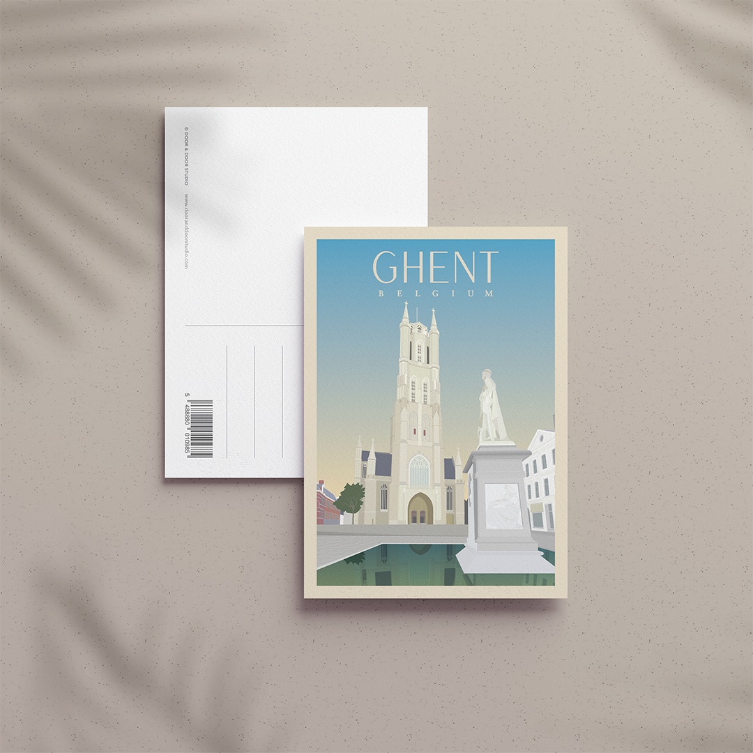 A6 Postcard – Ghent – Saint Bavo’s Cathedral