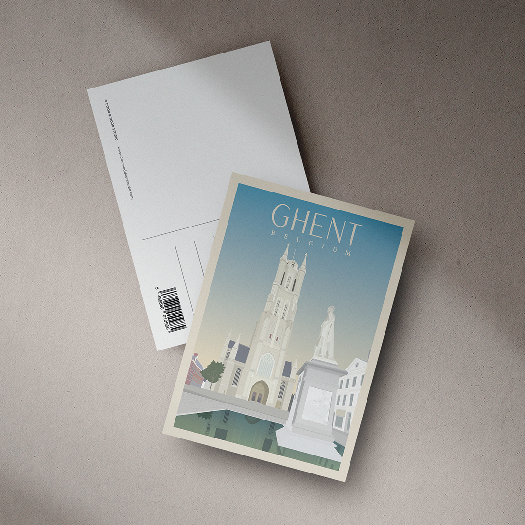 A6 Postcard – Ghent – Saint Bavo’s Cathedral