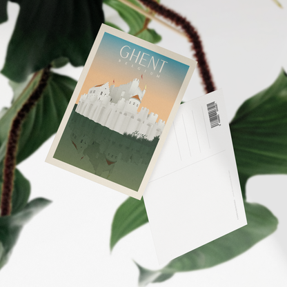 A6 Postcard – Ghent – Gravensteen Castle