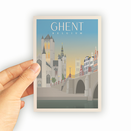 A6 Postcard – Ghent – Three Towers