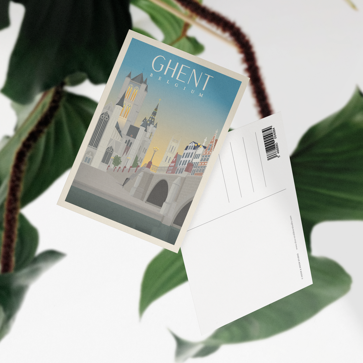 A6 Postcard – Ghent – Three Towers