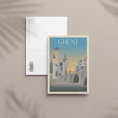 A6 Postcard – Ghent – Three Towers