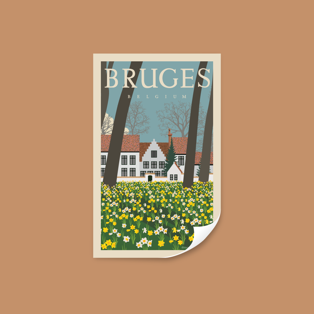 Sticker – Beguinage of Bruges