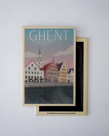 Tin plate magnet - Graslei